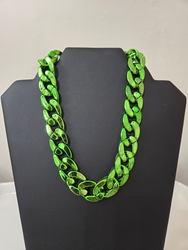 Neon Acrylic Chain Necklace