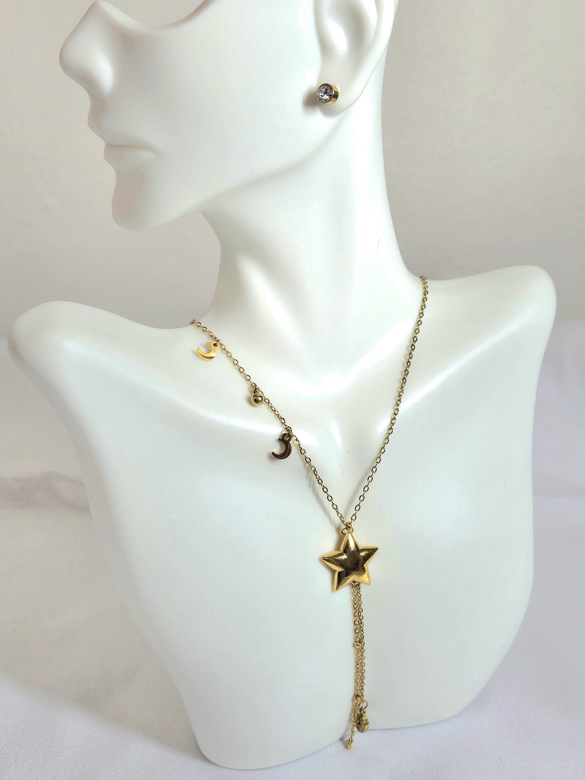 Falling Star Chain Necklace