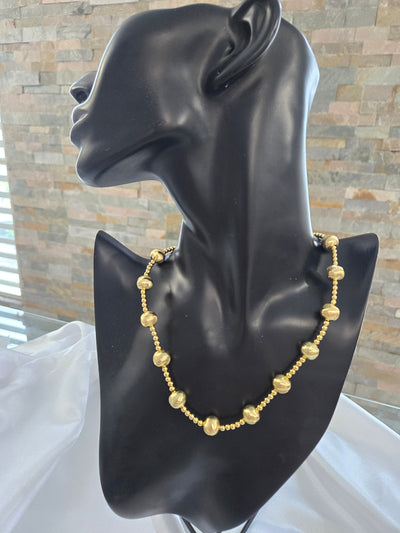 Gold Beads Necklace