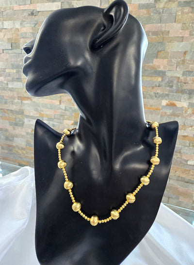 Gold Beads Necklace