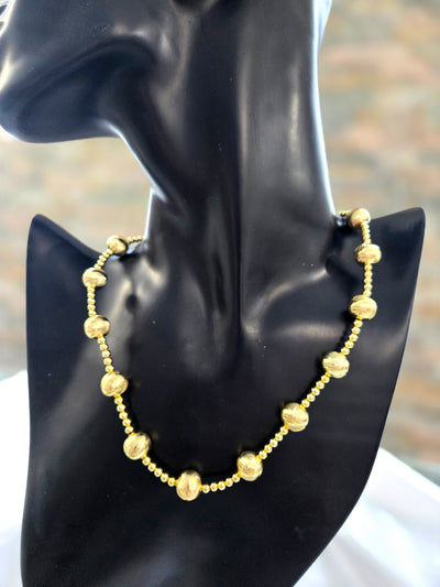 Gold Beads Necklace