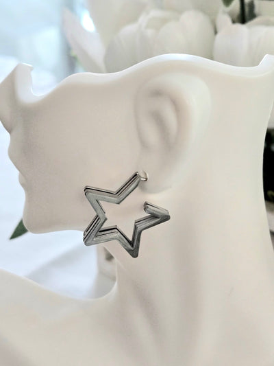 Triple Stars Earrings