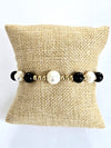 Black and White Beads Bracelet