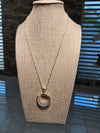 Brilliant Circle Chain Necklace