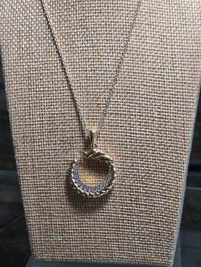 Brilliant Circle Chain Necklace