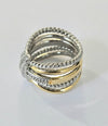 Double Tone Knot Ring