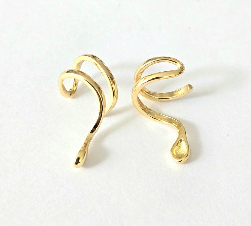 Golden Cuff Earrings