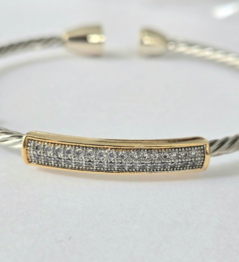 Bar Twisted Bangle