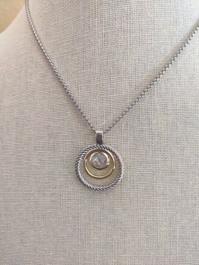 Bead and Circles Necklace