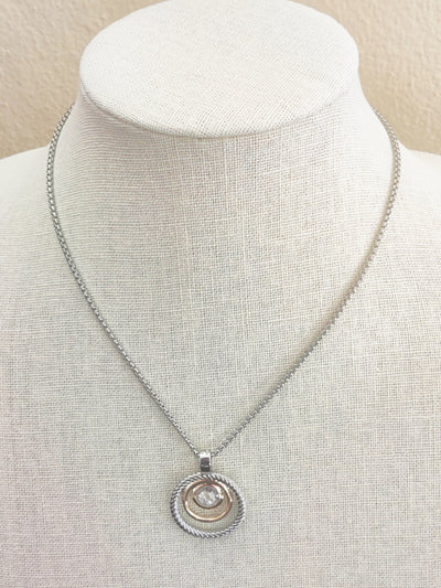 Bead and Circles Necklace