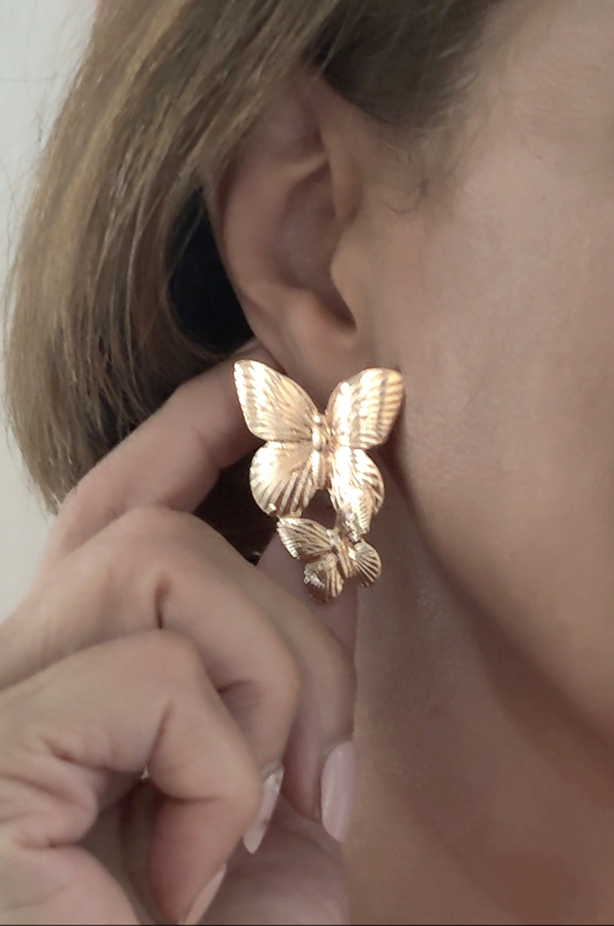 Butterfly Statement Earrings