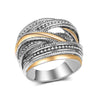 Two Tones Band Ring