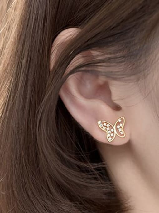 Butterfly Stud Earring